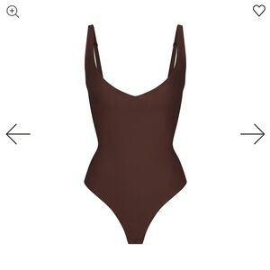 Skims Core Sculpt Plunge Thong Bodysuit